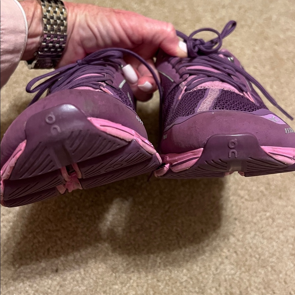 On cloud 8.5 Women's Athletic Shoes in Purple and Pink - Picture 7 of 12